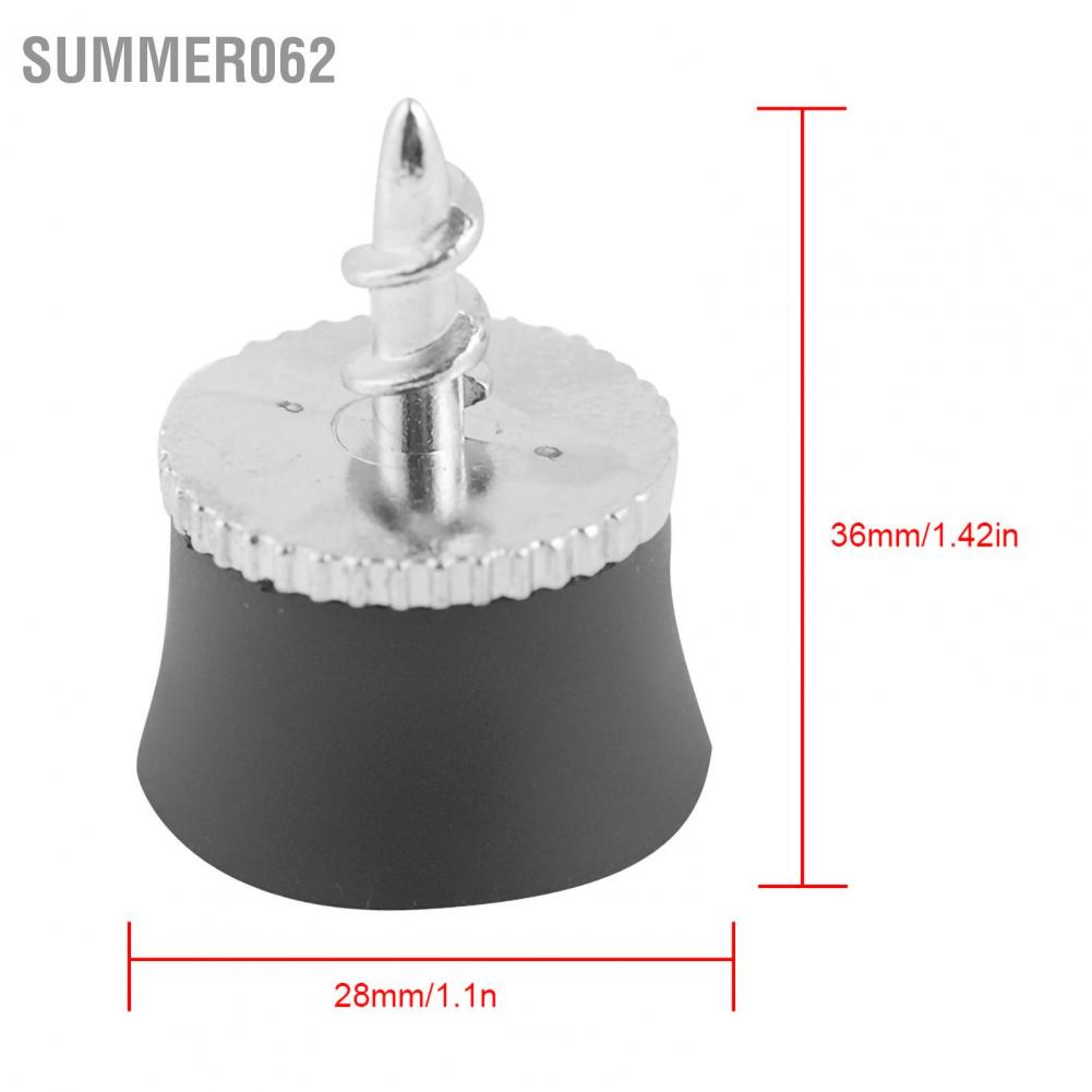Summer062 Black Silicone Alloy Golf Ball Pick Up Suction Cup Grabber Retriever Tool
