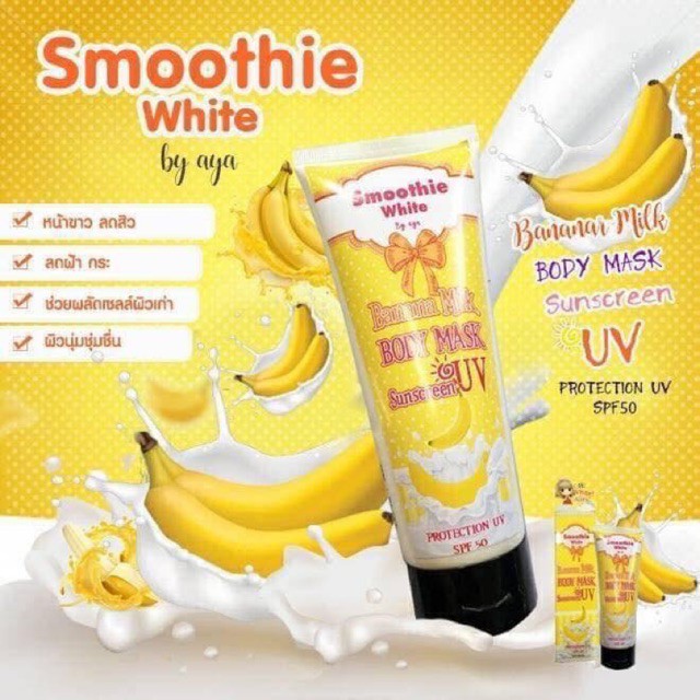 KEM SMOOTHIE WHITE - BANANA MILK THÁI LAN