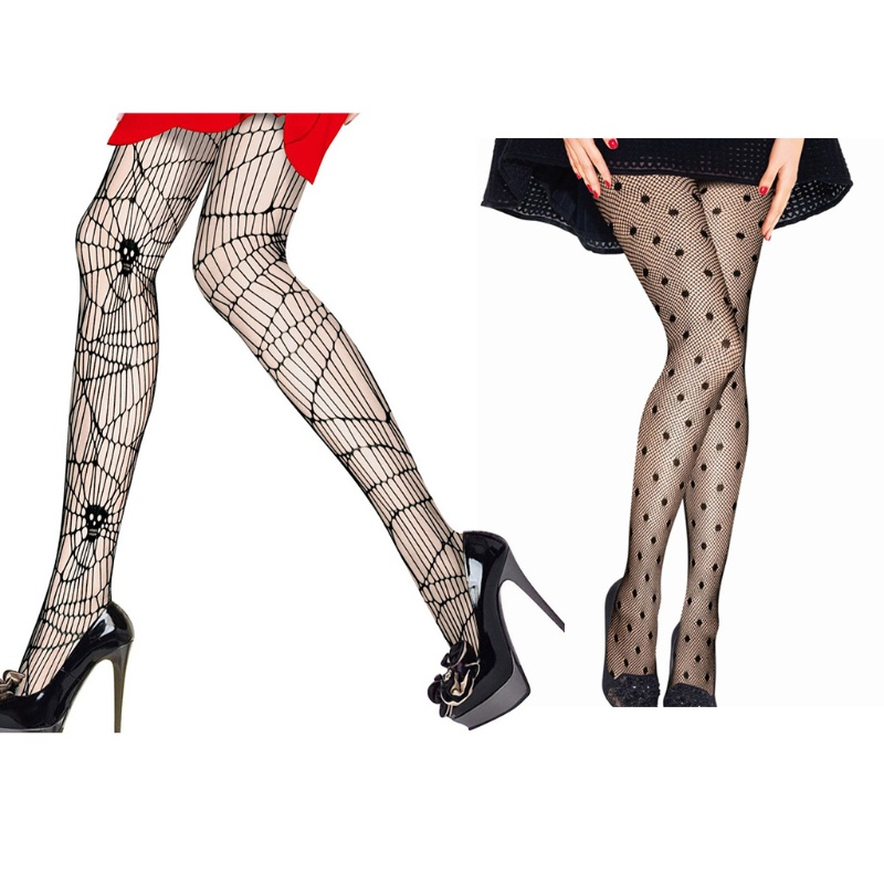 XIXI Quần Tất Lưới Co Giãn Lưng Cao 7 Kiểu Quyến Rũ Cho Nữ
