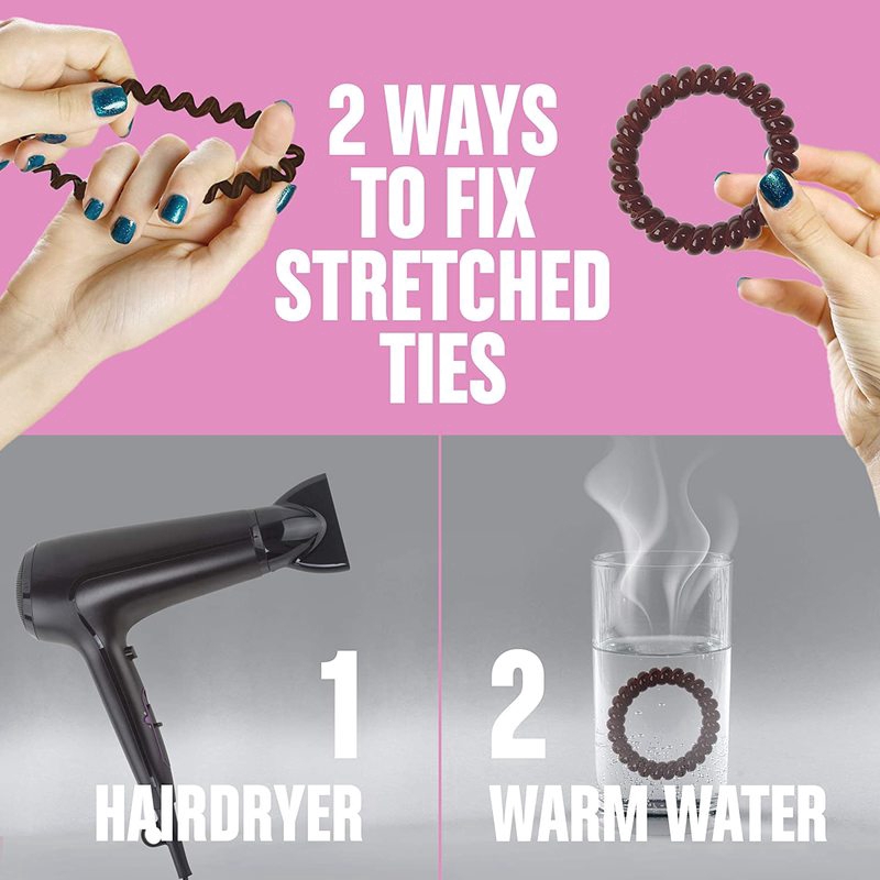 Dây Buộc Tóc Lò Xo Co Dãn Thời Trang Cho Nữ