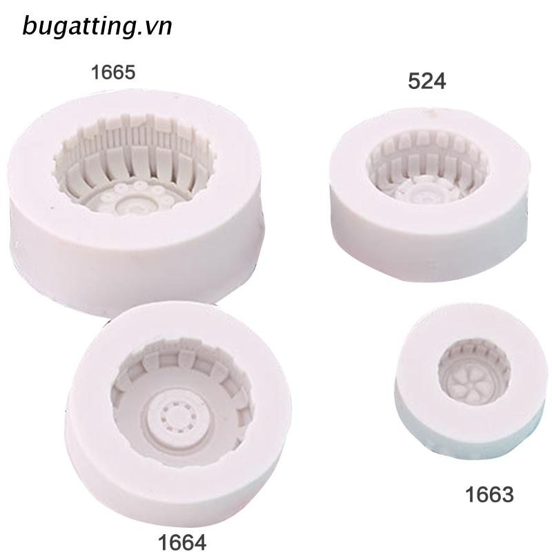 Khuôn silicone làm bánh xe hơi/ nến/ kẹo/ socola hình lốp xe 3D độc đáo DIY
