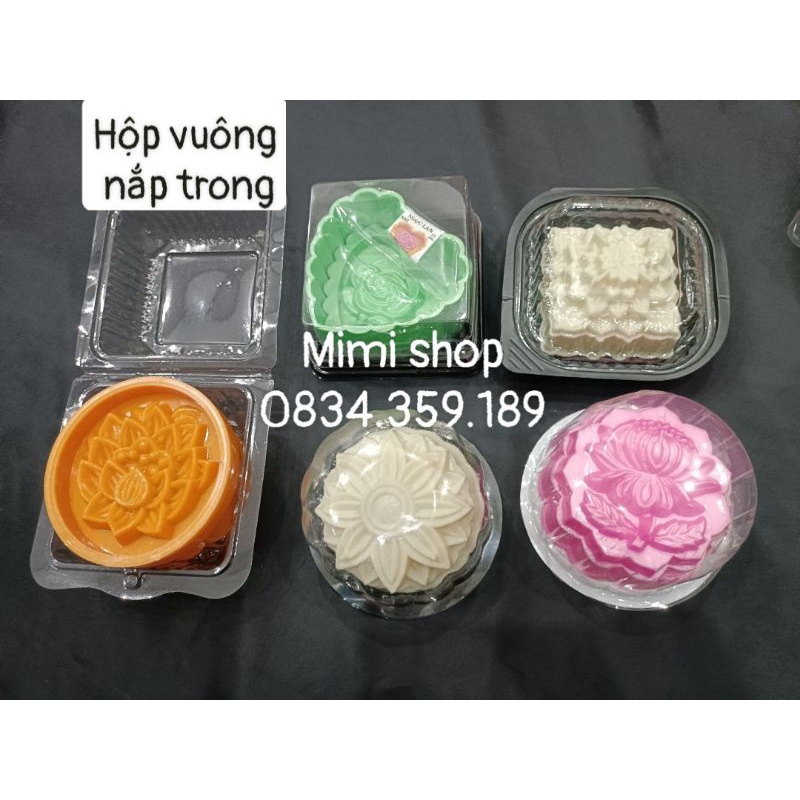 Hộp đựng Xôi/ bánh/ thạch rau câu kèm nắp lọt lòng 10cm đủ mẫu