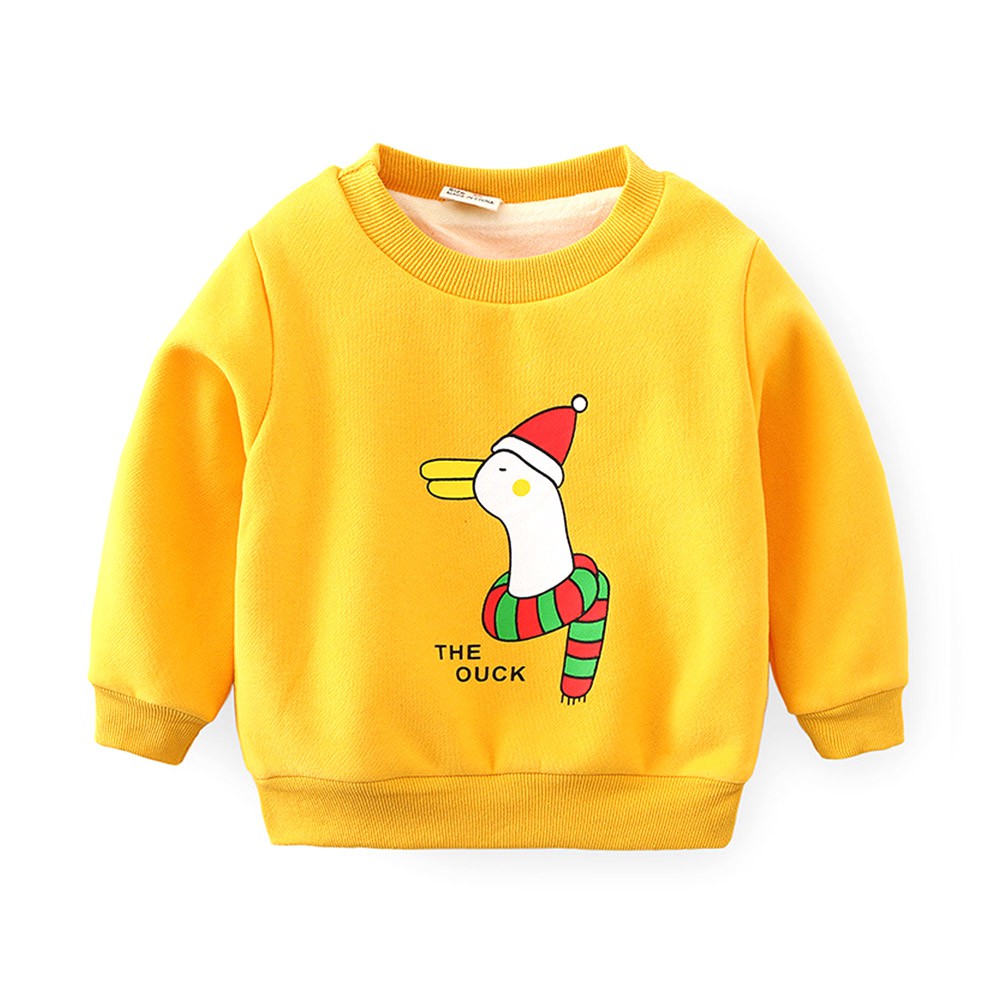 Áo nỉ cho bé dáng hoodie có lót lông WELLKIDS áo nỉ thu đông họa tiết mẫu mới 2021