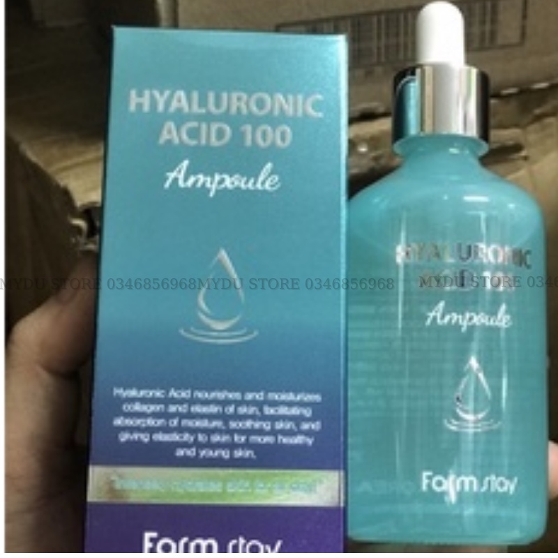 Tinh Chất HA Cấp Ẩm Phục Hồi Da Căng Bóng Da Hyaluronic Acid Farm Stay 100ml