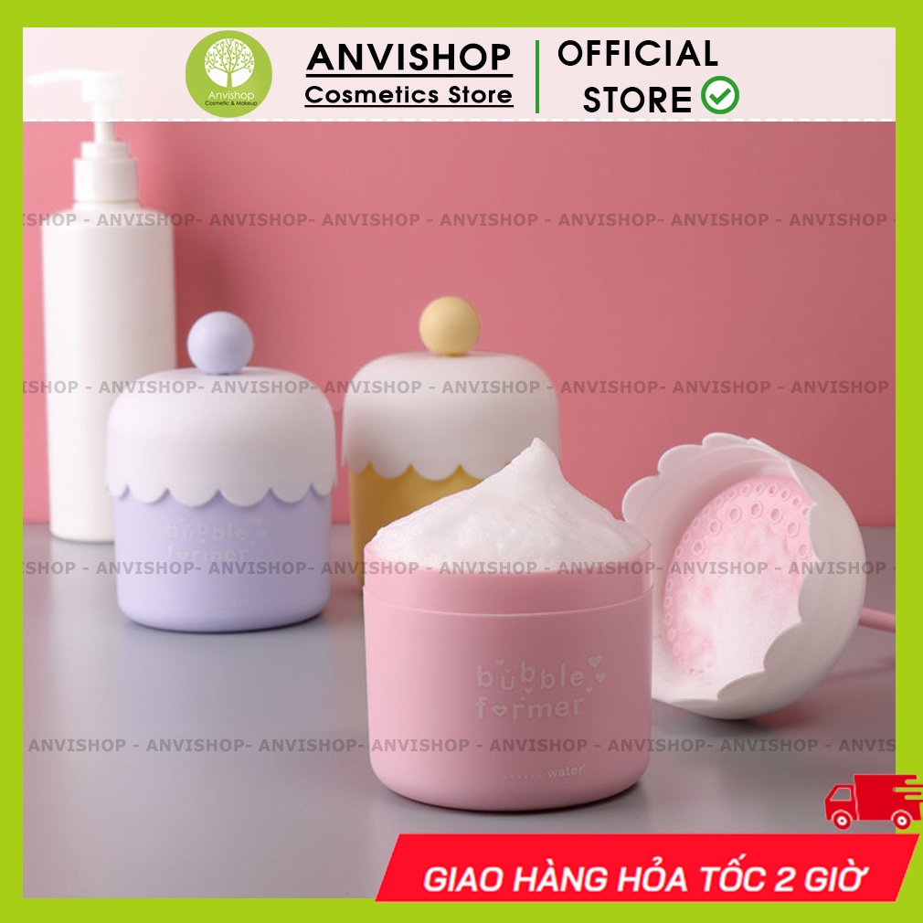 Cốc tạo bọt sữa rửa mặt - Chai tạo bọt