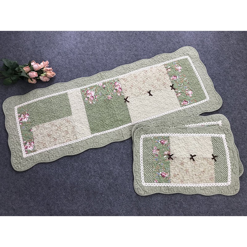 Thảm set 3 cái - Ghép 3 nơ