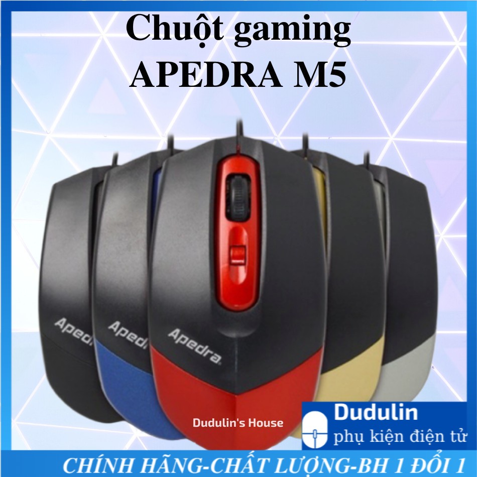 Chuột APEDRA M5 game thủ, chuột gaming có LED