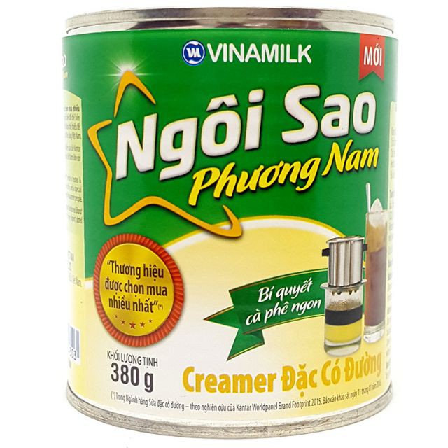 [Mã 156FMCGSALE hoàn 8% đơn 500K] Sữa đặc Ngôi sao Phương Nam xanh lá lon 380g date mới | BigBuy360 - bigbuy360.vn
