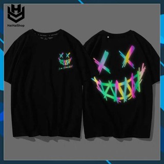Áo Thun Phản Quang Finee Cotton Form Rộng Unisex Nam Nữ Rẻ Đẹp , .