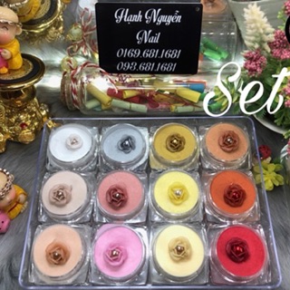 Sỉ Set bột 3in1 Đắp Hoa- Đắp Phom móng- Nhúng
