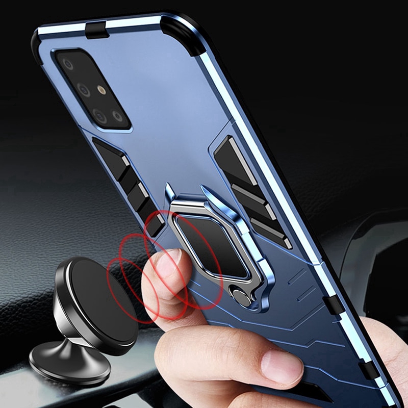 Ốp điện thoại gắn nhẫn kim loại kiểu áo giáp Samsung Galaxy A32 A52 A72 A11 A12 A02S A51 A71 S20 Plus S20 Ultra Note 10 Lite S10 Lite S21 | BigBuy360 - bigbuy360.vn
