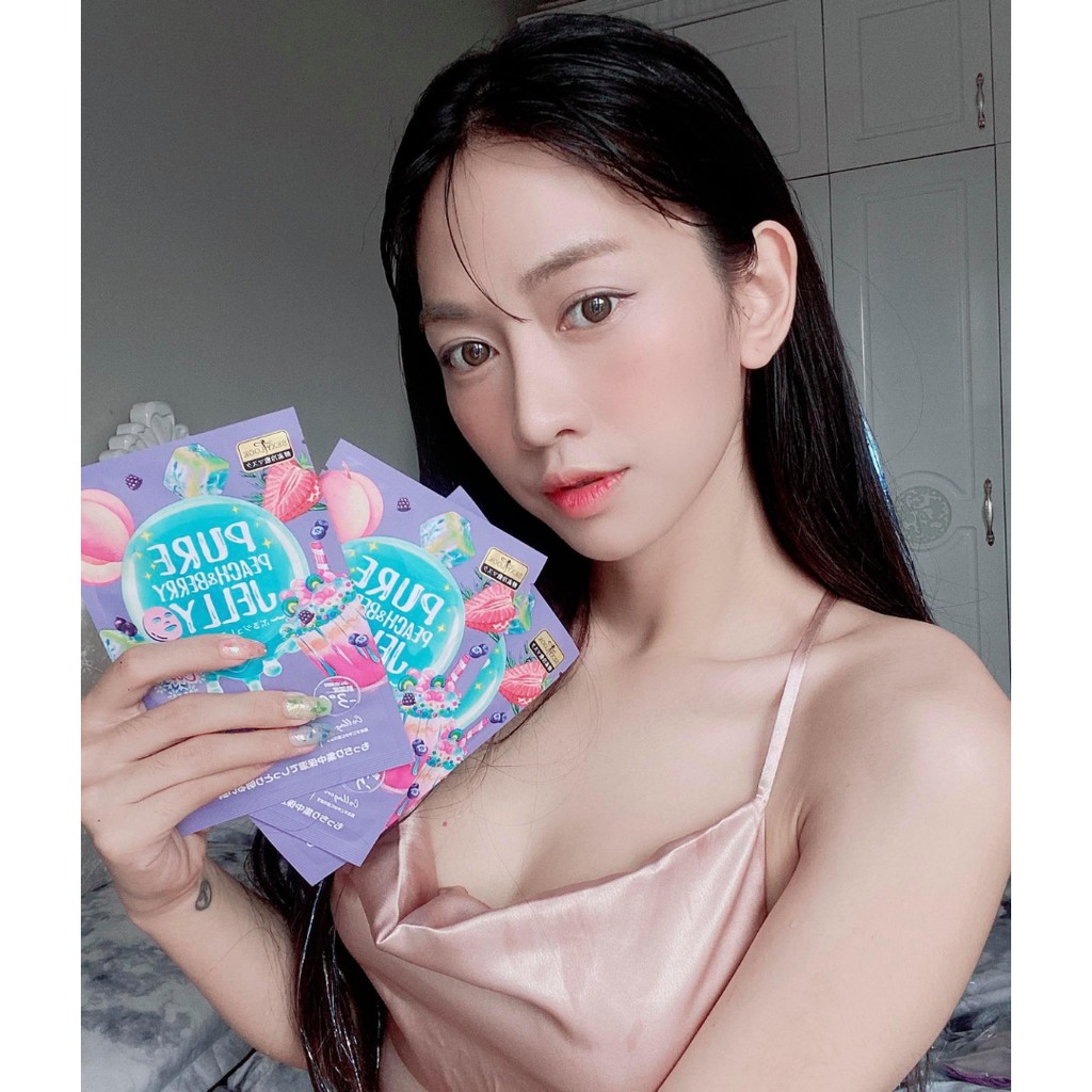 Combo Se Khít Lỗ Chân Lông SEXYLOOK: 01 Gel Tẩy Trang Lên Men + 01 Sữa Rửa Mặt Lên Men + 01 Hộp Mặt Nạ Thạch Jelly Đào