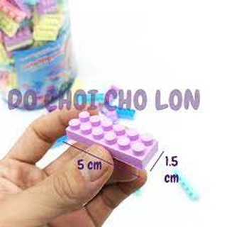 Bộ lắp ráp khối 690 miếng - Lắp ráp sáng tạo cho bé .