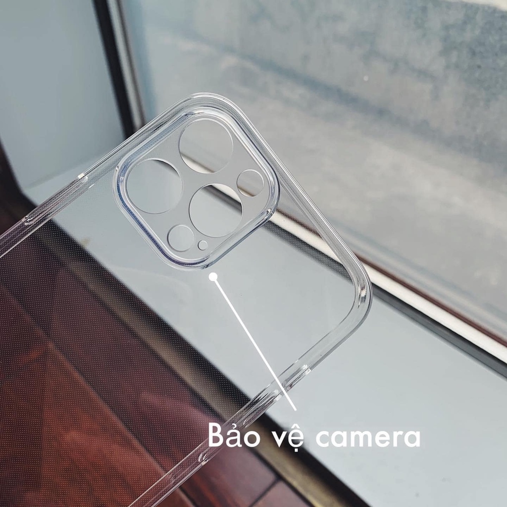 Ốp lưng Gor trong suốt siêu mỏng cho Ip 12 /12Pro /12ProMax/ 13/ 13Pro/ 13Promax/14/15/pro/promax/plus