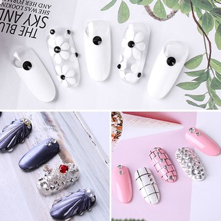 Đá đính móng tay mix full size [Nhiều màu]