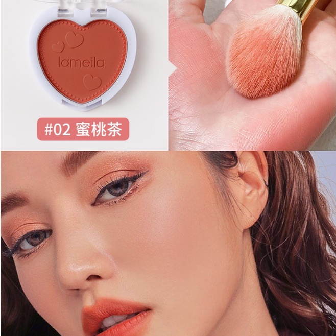 Phấn Má Hồng hình trái tim  Siêu Xinh