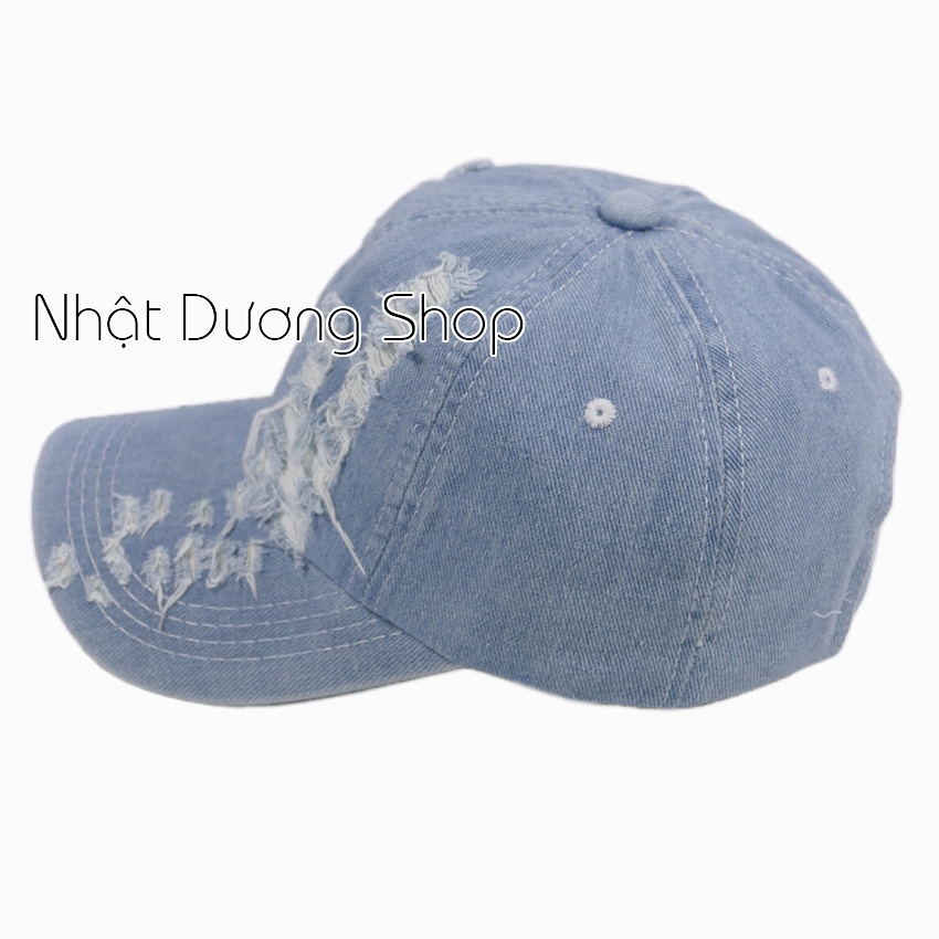 [HCM]Nón kết Jeans thời trang CAO CẤP 2021 chất liệu vải Jeans thấm hút thiết kế tinh tế và sành điệu