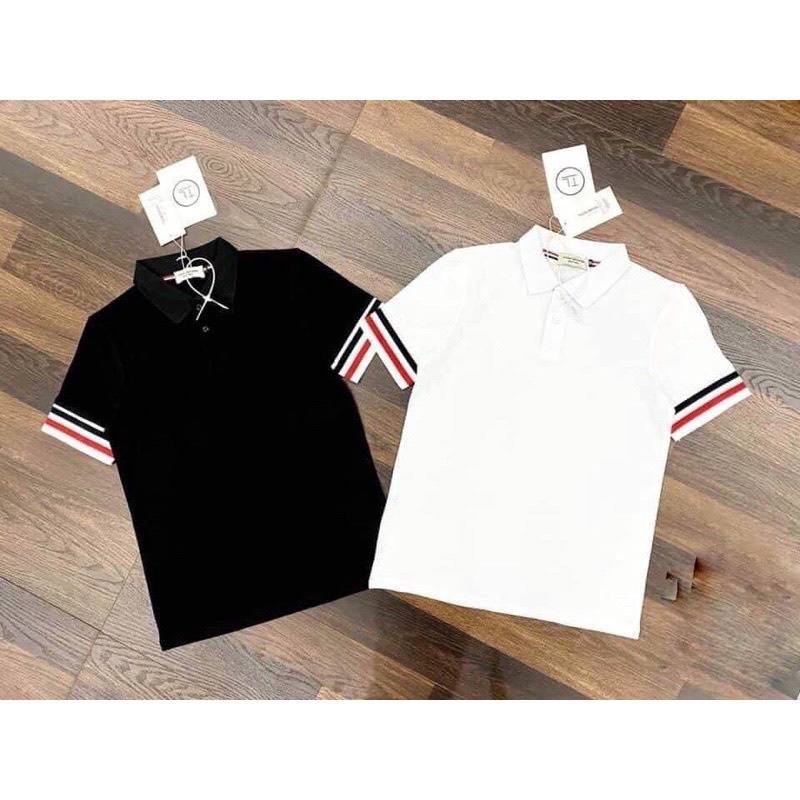 Áo Polo cao cấp, áo thun cotton mát mịn 3 màu hai tay áo cực chất cho nam nữ