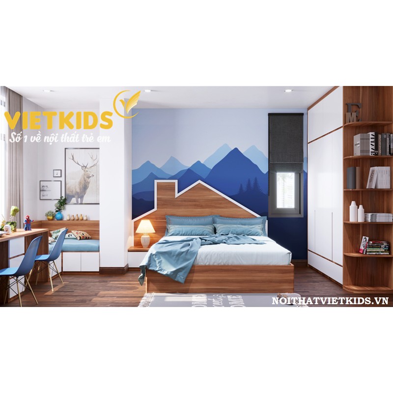 Thiết kế phòng ngủ bé trai cá tính PNT.032