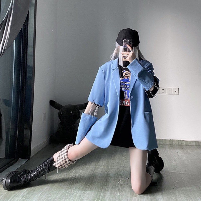 [Mã FAGREAT1505 giảm 8% tối đa 50K đơn 250K] Áo blazer ống tay nối mặc được 2 kiểu | BigBuy360 - bigbuy360.vn