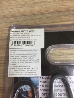 [ SALE] Bộ dao 8 món