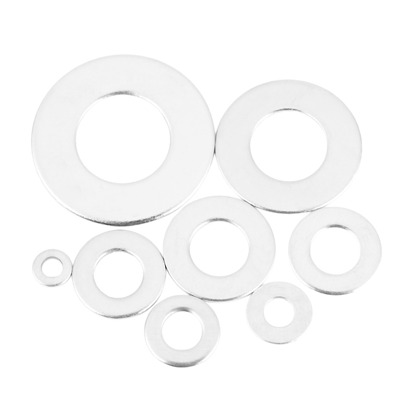 Set 600 Vòng Đệm Phẳng Bằng Thép Không Gỉ M1.6 M2 - M10
