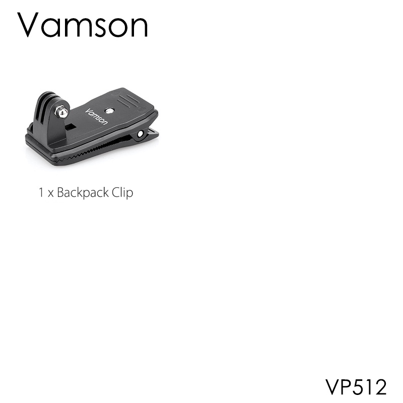 Kẹp Gắn Camera Gopro Go Pro Hero 7 6 5 4 360 Độ Cho Xiaomi yi SJCAM SJ4000 VP512