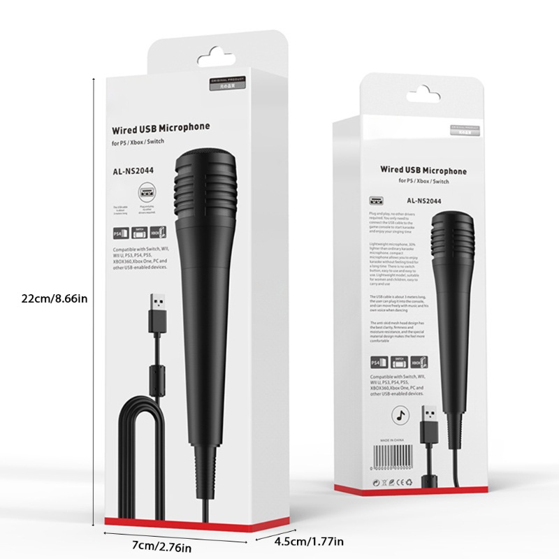 Micro Có Dây USB Thông Dụng Dùng Hát Karaoke KTV