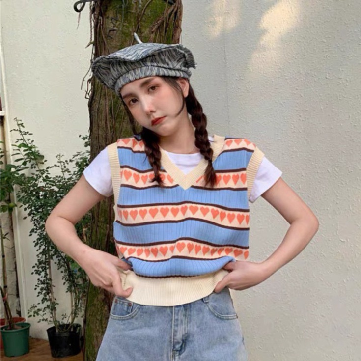 Áo Gile Len Nữ FreeSize, Gile Len Nữ ELISA Họa Tiết Dễ Thương Phong Cách Thời Trang Trẻ Trung Cao Cấp | BigBuy360 - bigbuy360.vn