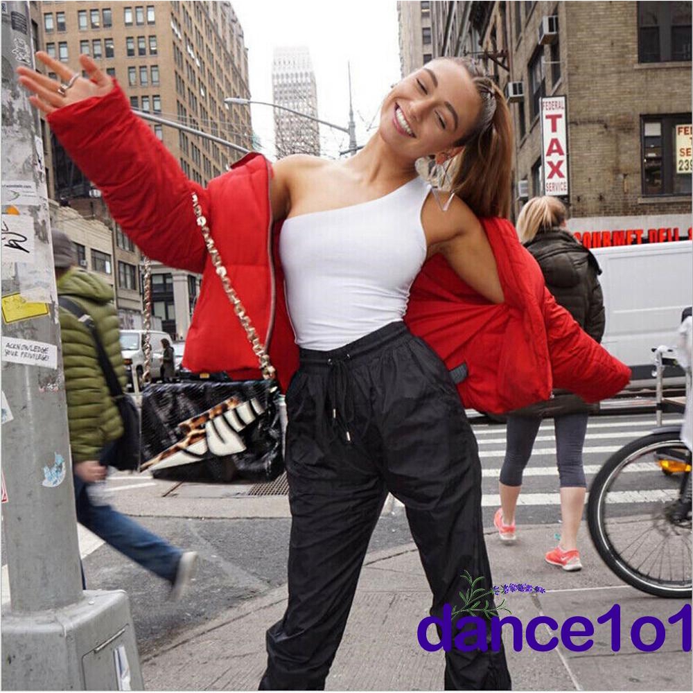 Áo liền quần thiết kế chéo một bên vai thời trang cho nữ