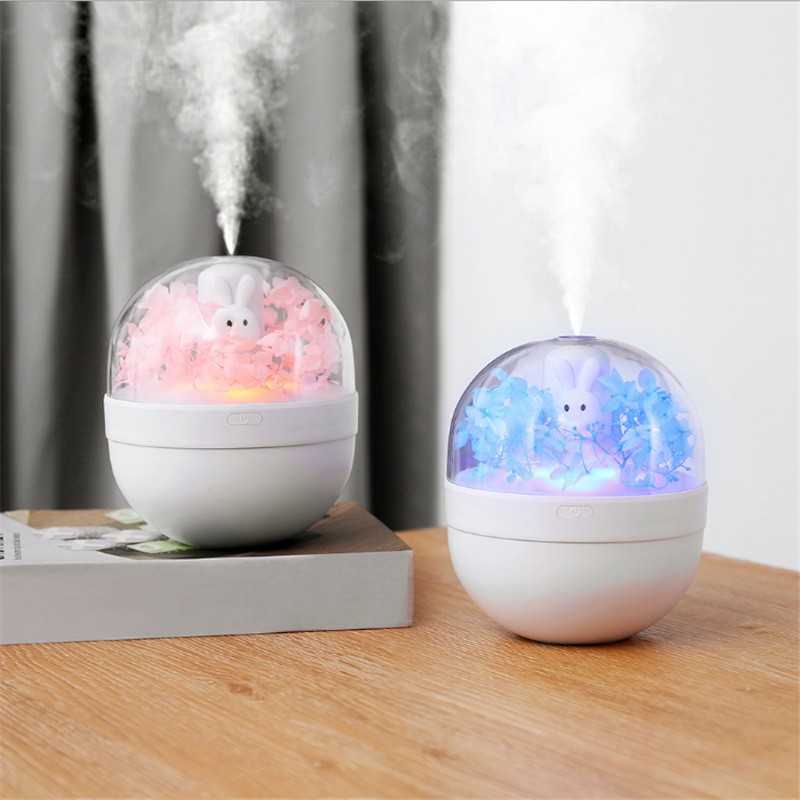 [Hàng Loại 1]Máy Xông Tinh Dầu Dùng Pin Sweer Rabbit humidifier Dùng PIN Dung Lượng 450 Mah dùng 5-6 tiếng