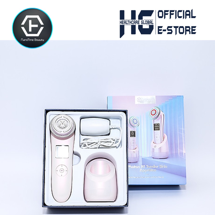 Máy Đẩy Tinh Chất ION Nóng Lạnh NanoTime Beauty F82E | Nâng Cơ Trẻ Hoá Da 9 in 1 - Công Nghệ Nano Photon RF, EMS...