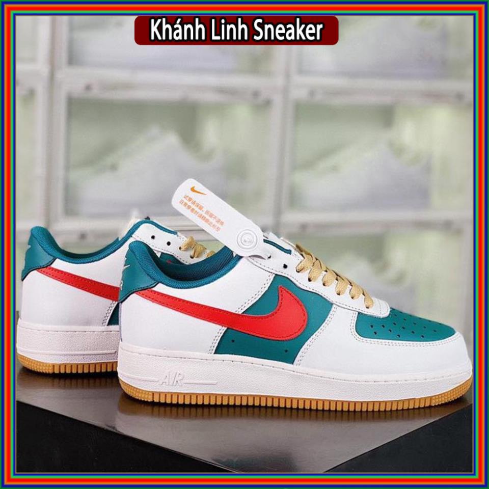 Giày thể thao nike_Guci xanh đỏ AF1 GC, Giày sneaker AIR FORCE dành cho nam nữ siêu hot, thời trang 2022