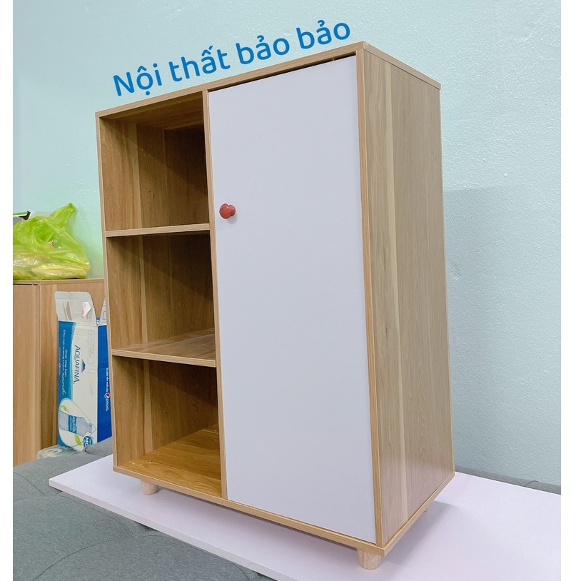 Kệ Sách Gỗ Kệ Đựng Đồ Đa Năng Tủ Gỗ MDF Trang Trí Nhà Phong Cách Hiện Đại - V71