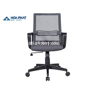 Ghế xoay lưới chân nhựa có bánh xe GL119N