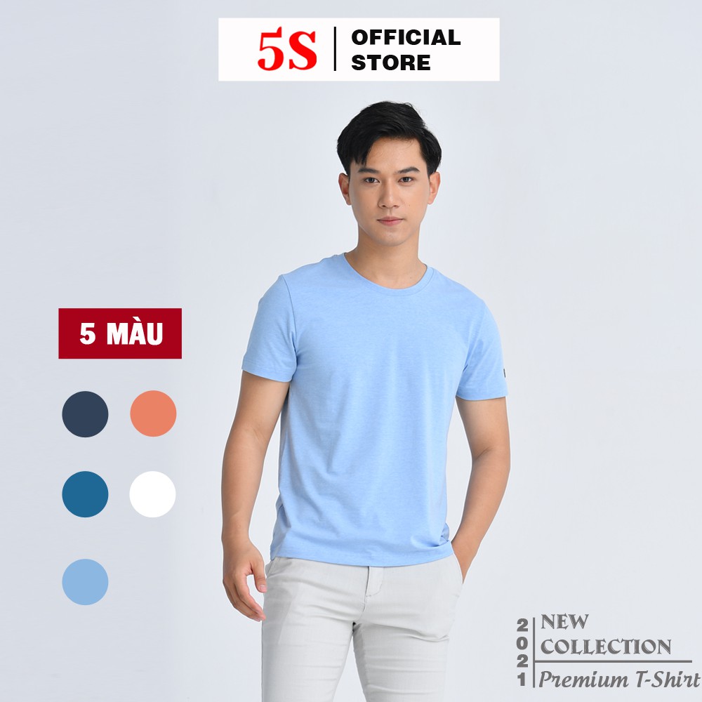 Áo Thun Nam 5S Cổ Tròn ( 5 màu), Phiên Bản Premium, Chất Liệu Thun Cotton Cao Cấp , Kiểu Dáng Trẻ Trung(TSO21003-02) | BigBuy360 - bigbuy360.vn