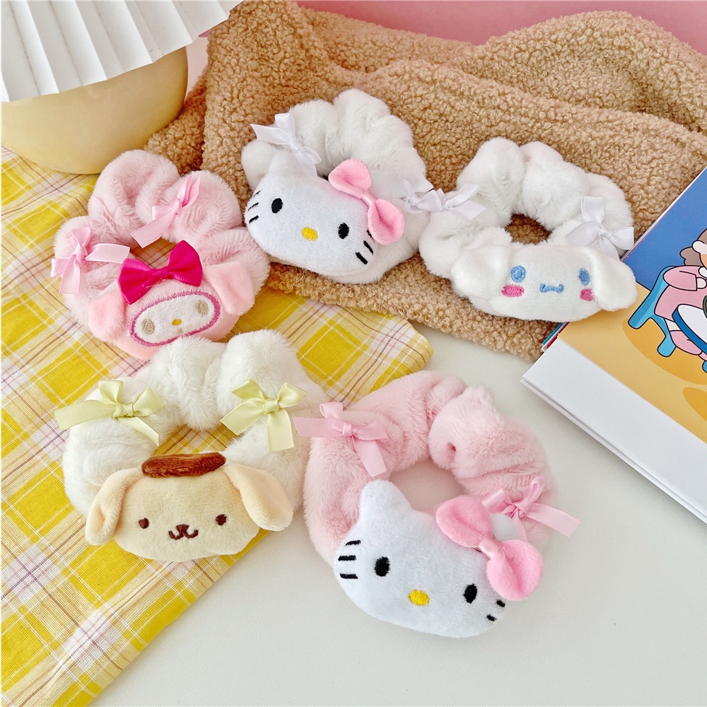 Dây Buộc Tóc Hình Thú Hoạt Hình Phong Cách Lolita Cho Nữ