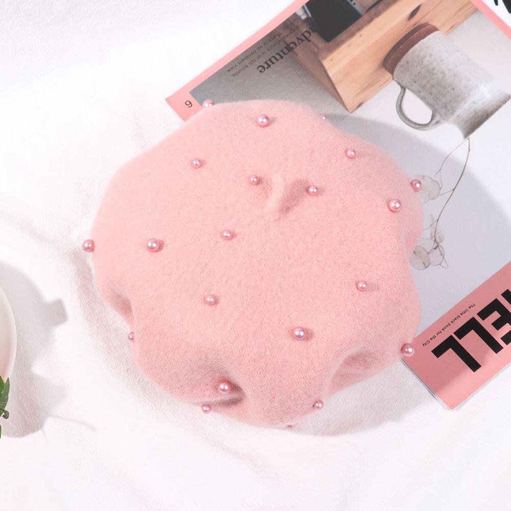 EUTUS Mũ Beret Thiết Kế Thanh Lịch Thời Trang Dành Cho Mùa Thu Đông