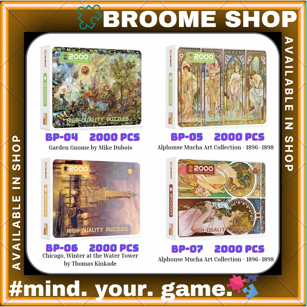 [CÓ SẴN] Bộ tranh xếp hình 2000 miếng Tranh XẾP hình 2000 mảnh Jigsaw Puzzle 2000 Pcs cao cấp