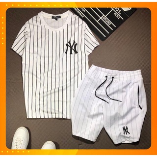 Set yankee sọc dọc siêu chuẩn thun cotton