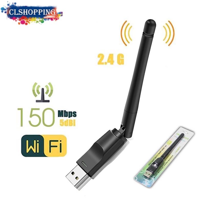 Usb Wifi Adapter Draadloze Netwerkkaart 150Mbps 2.4 Ghz Antenne 802.11 B/G/N Lan Adapter Ethernet wifi Dongle Pc Wifi Ontvanger