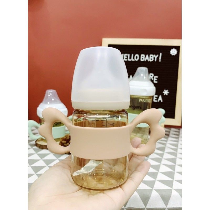 Tay cầm bình sữa Moyuum, Avent, dùng cho các loại bình cổ rộng TC07 tập cho bé cầm bình ti