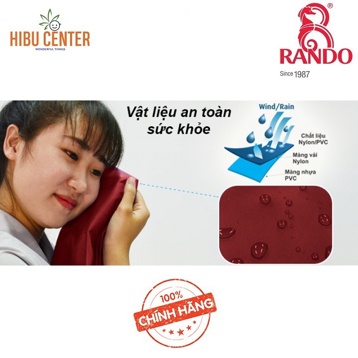 Áo Mưa RANDO Bisur Dây Kéo | Dễ Sử Dụng, Tiện Lợi | hibucenter