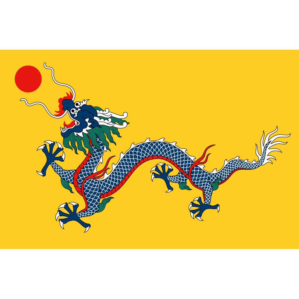 Sticker hình dán decal cờ Nhà Nguyễn, Nhà Tây Sơn, Nhà Thanh, Nhà Minh