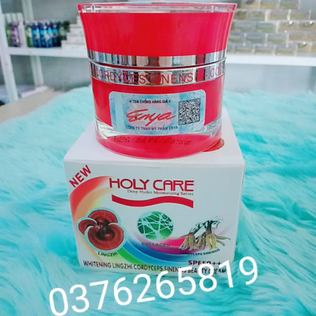 HOLY CARE _ KEM DƯỠNG TRẮNG DA COLLAGEN & LINH CHI VÀ ĐÔNG TRÙNG HẠ THẢO