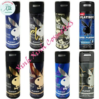 XỊT KHỬ MÙI NAM PLAYBOY 150ML chính hãng