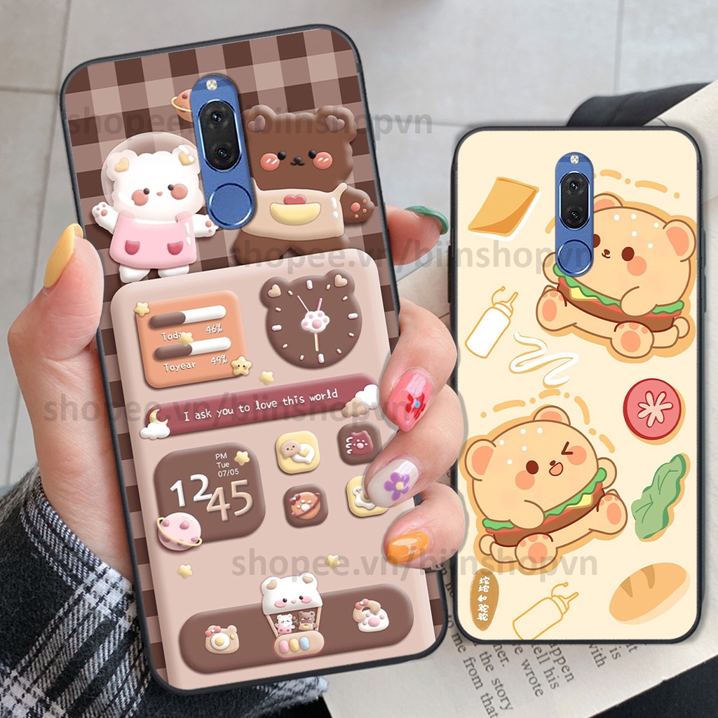 Ốp Huawei Nova 2i in hình gấu chocolate kẹo ngọt siêu đẹp siêu xinh
