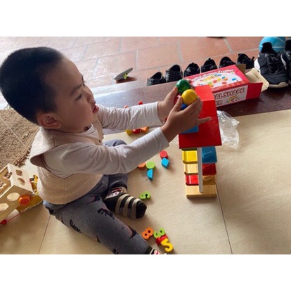 Nhà Thả Bi Gỗ Đồ Chơi Nhà Thả Bi Minh Thành Hàng Việt Nam Cao Cấp Đồ Chơi Gỗ Thông Minh