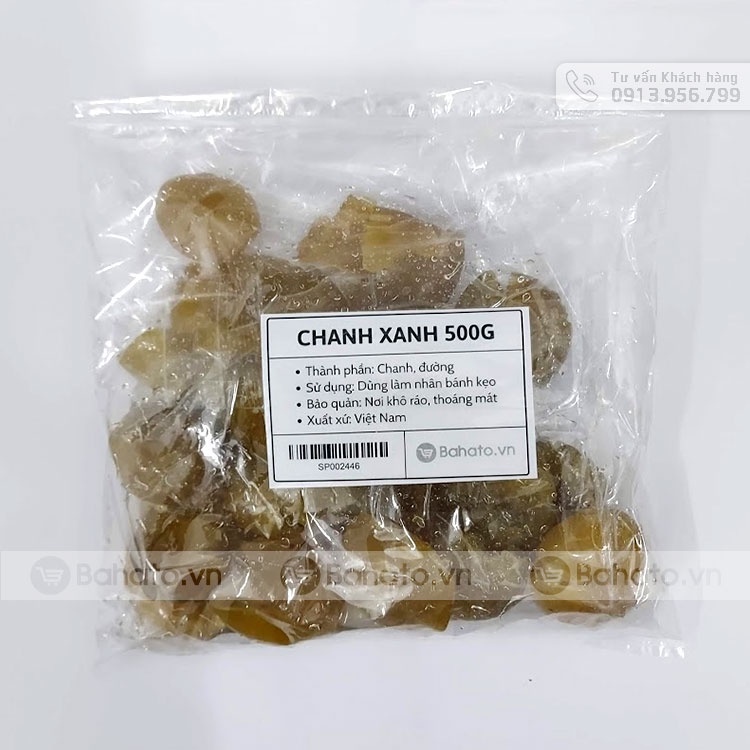 Mứt chanh xanh gói 500g