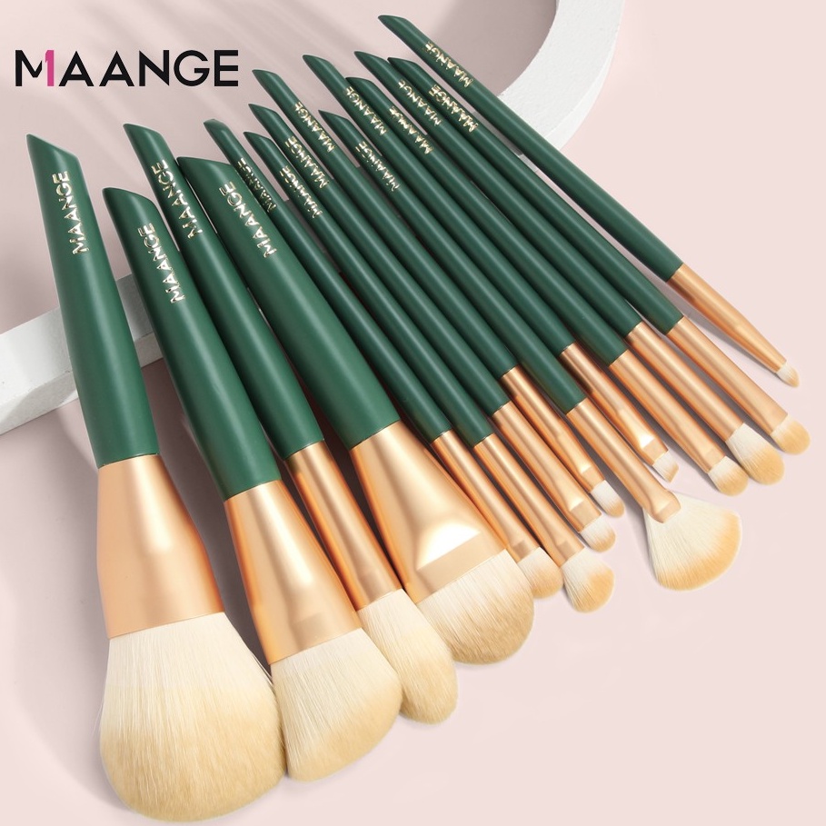 Bộ 14 Cọ Trang Điểm MAANGE 5918 180g Làm Đẹp Chuyên Nghiệp Chất Lượng Cao